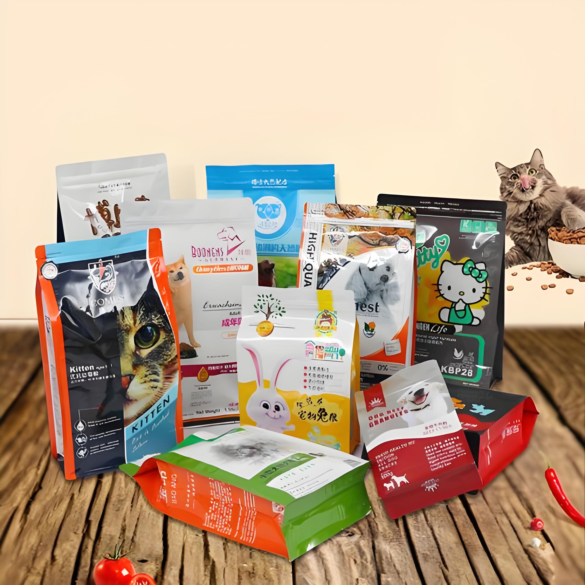 金昌市自立袋拉链袋猫粮狗粮猫砂袋 - 方案